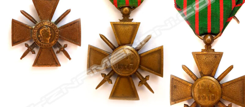 Francouzský válečný kříž (Croix de guerre) 1914-1918 – II.ČÁST